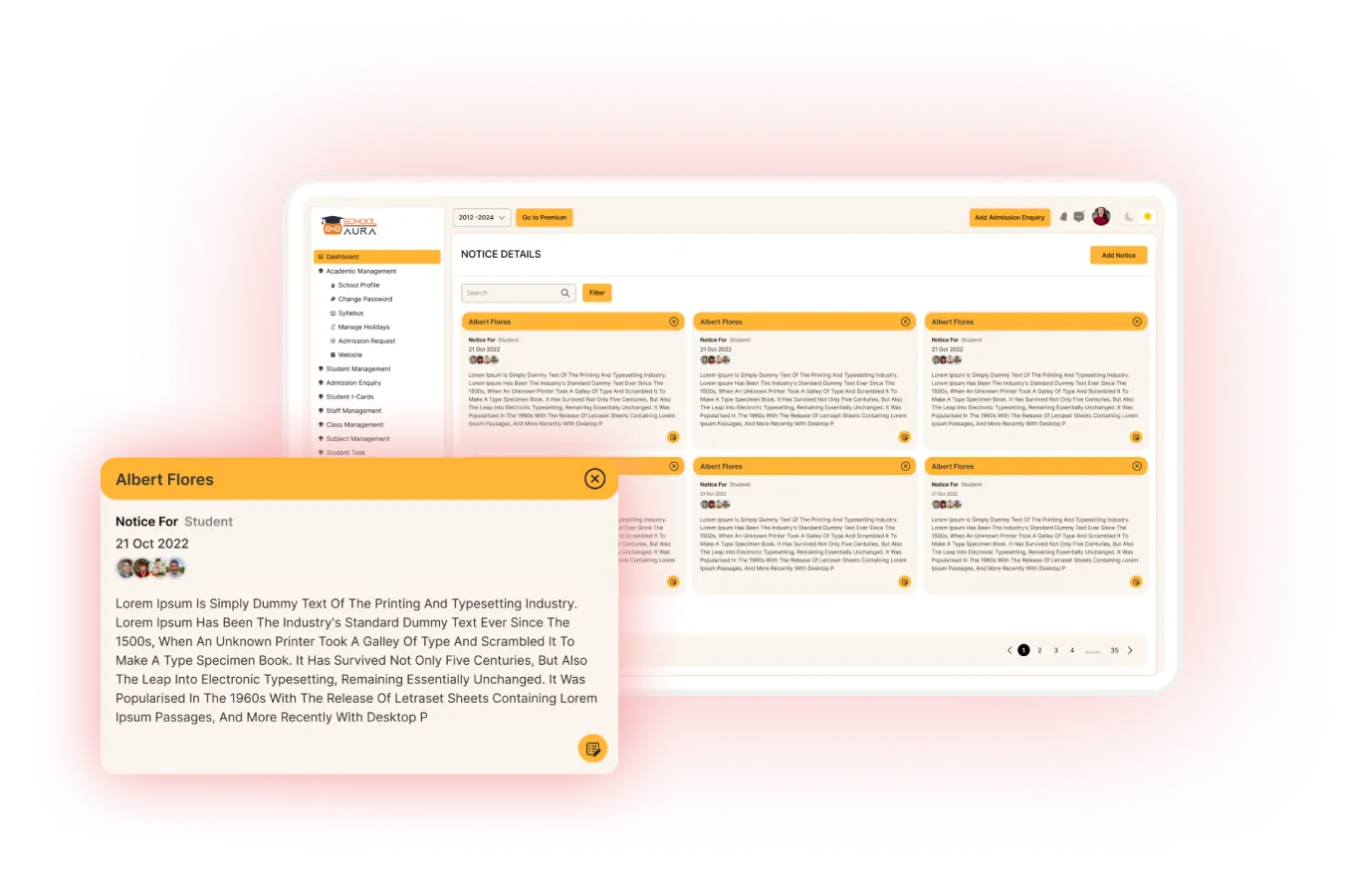 Notice Update System